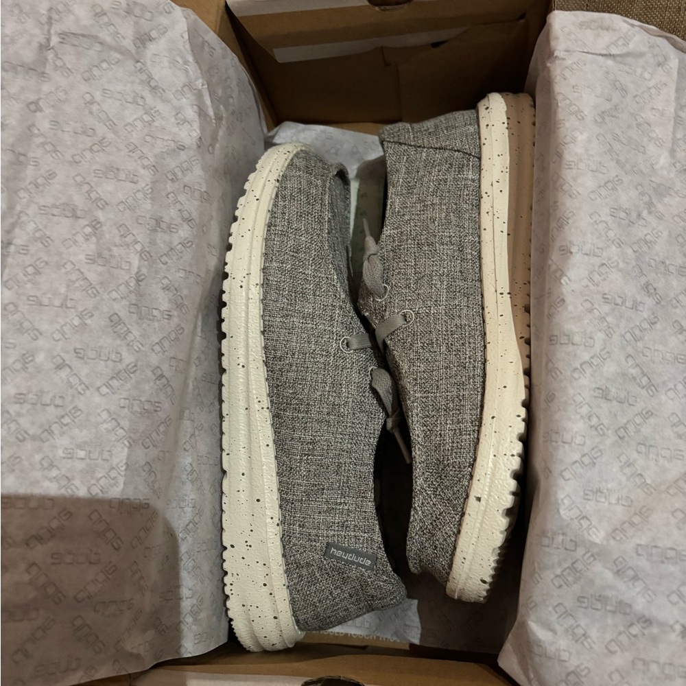 Hey Dude Women's Gray Casual Sneakers